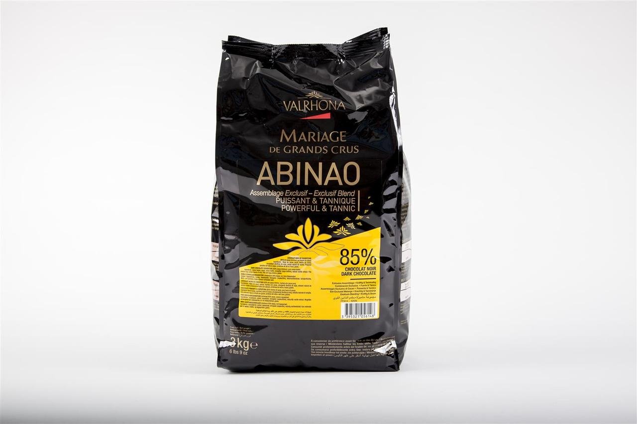 Amazon.com: Valrhona Dark Chocolate Pistoles - 85%, Abinao - 1 bag
