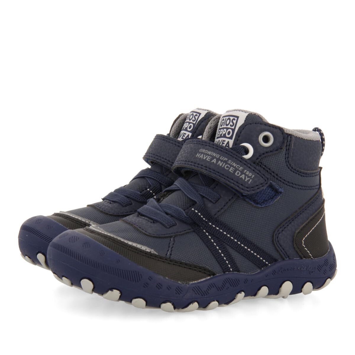 GIOSEPPO Sneakers Abotinadas Tipo Trekking Marino para niña y niño Gerlos