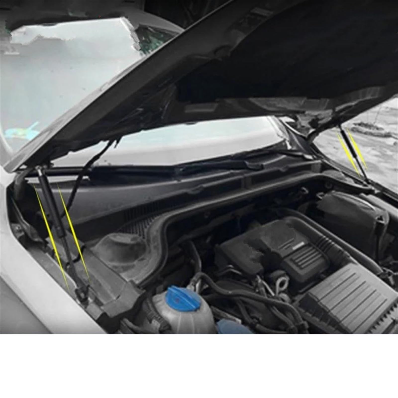 Motorhaube Gasdruckdämpfer Für VW Für Jetta 2011 2012 2013 2014 2015 2016 2017 2018 2019 Mk6 Motorhaube Unterstützung Hydraulische Rod Strut Frühling Schock Bars Halterung Front Hood Streben