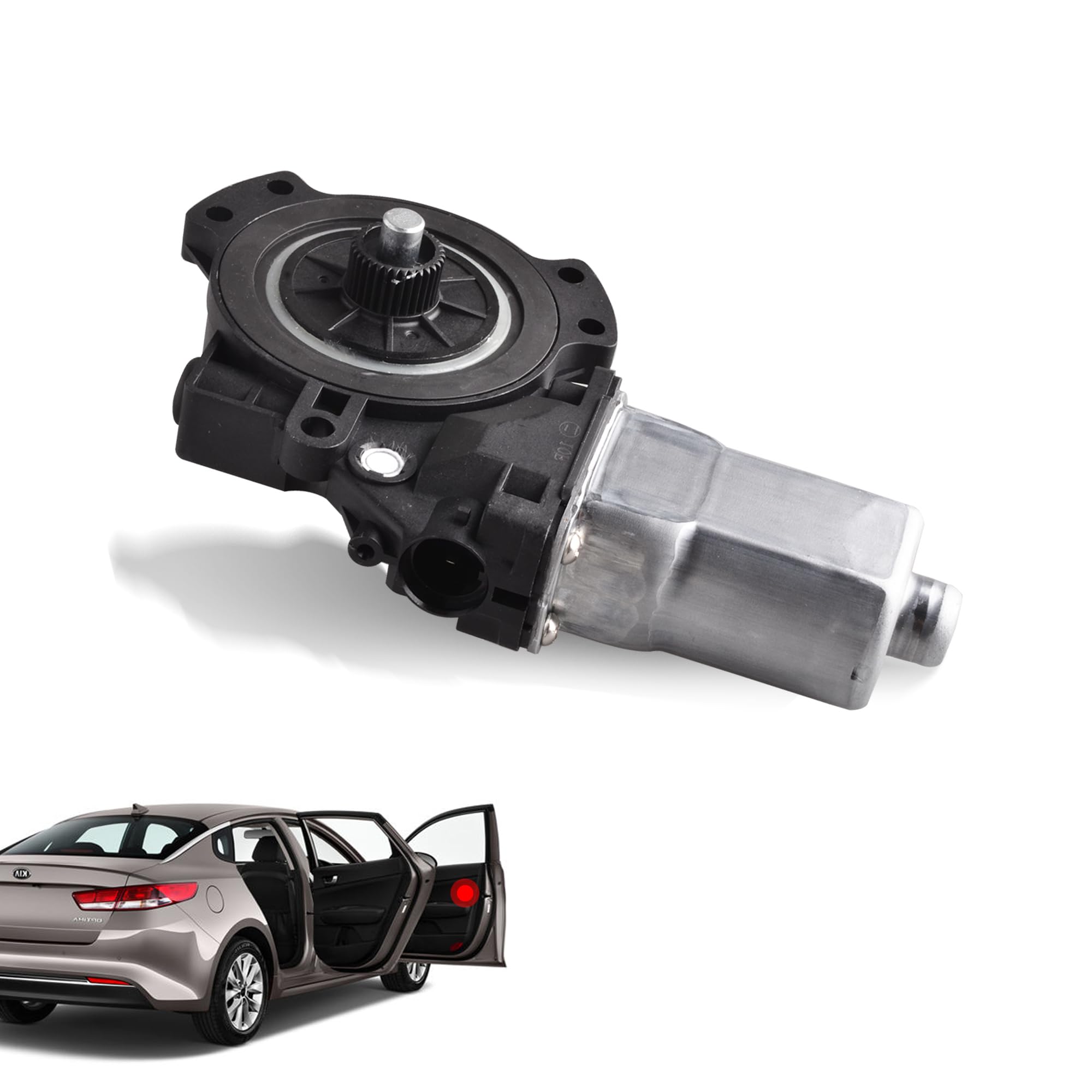 Passenger Window Motor Compatible for Kia Optima 2011-15 Front Right Door Window Regulator Motor Without Auto Up