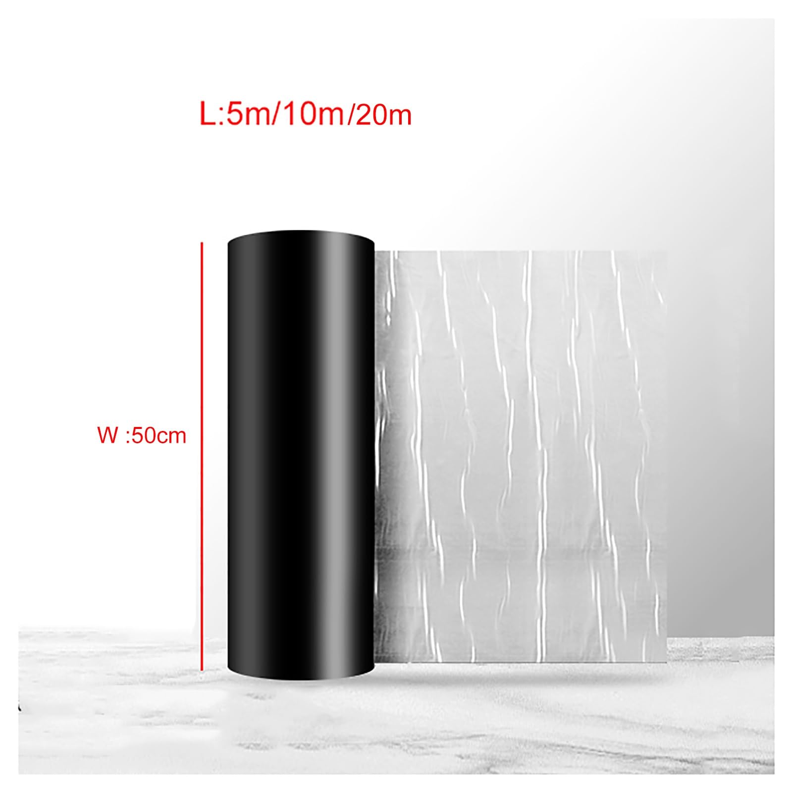 Genérico Cinta autoadhesiva de Papel de Aluminio para reparación de techos y canalones, Impermeable y Aislante térmica, Resistente a Perforaciones, 50 cm x 2000 cm – Ideal para Reparar Fugas en Barco