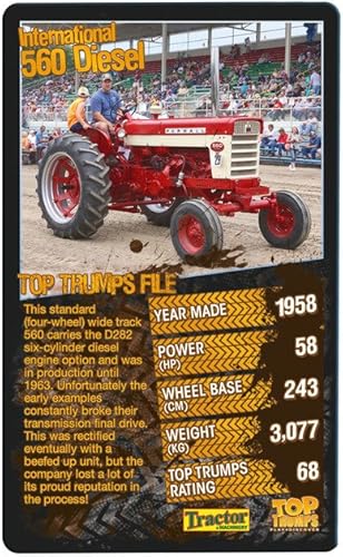 Miniatura 4 de 30 mejores tractores Top Trumps juego de cartas