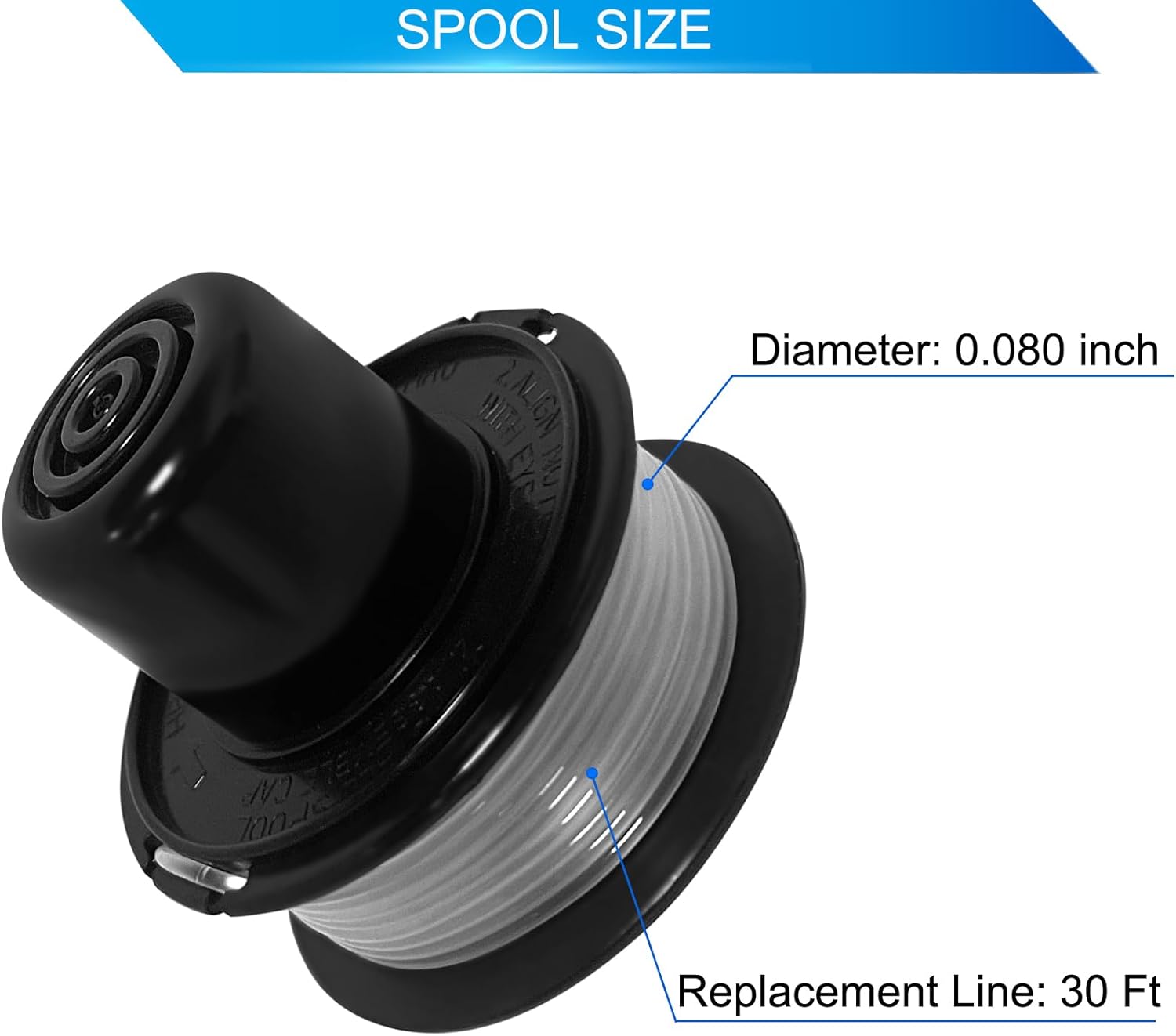 ST4500 RS-136 Spool Trimmer Replacement Spool view 3