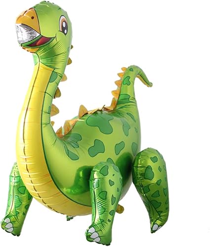 Miniatura 12 de Globos de dinosaurio de pie con diseño de tiranosaurio para fiesta de cumpleaños, baby shower. Kit de decoración de suministros inflables para 3d