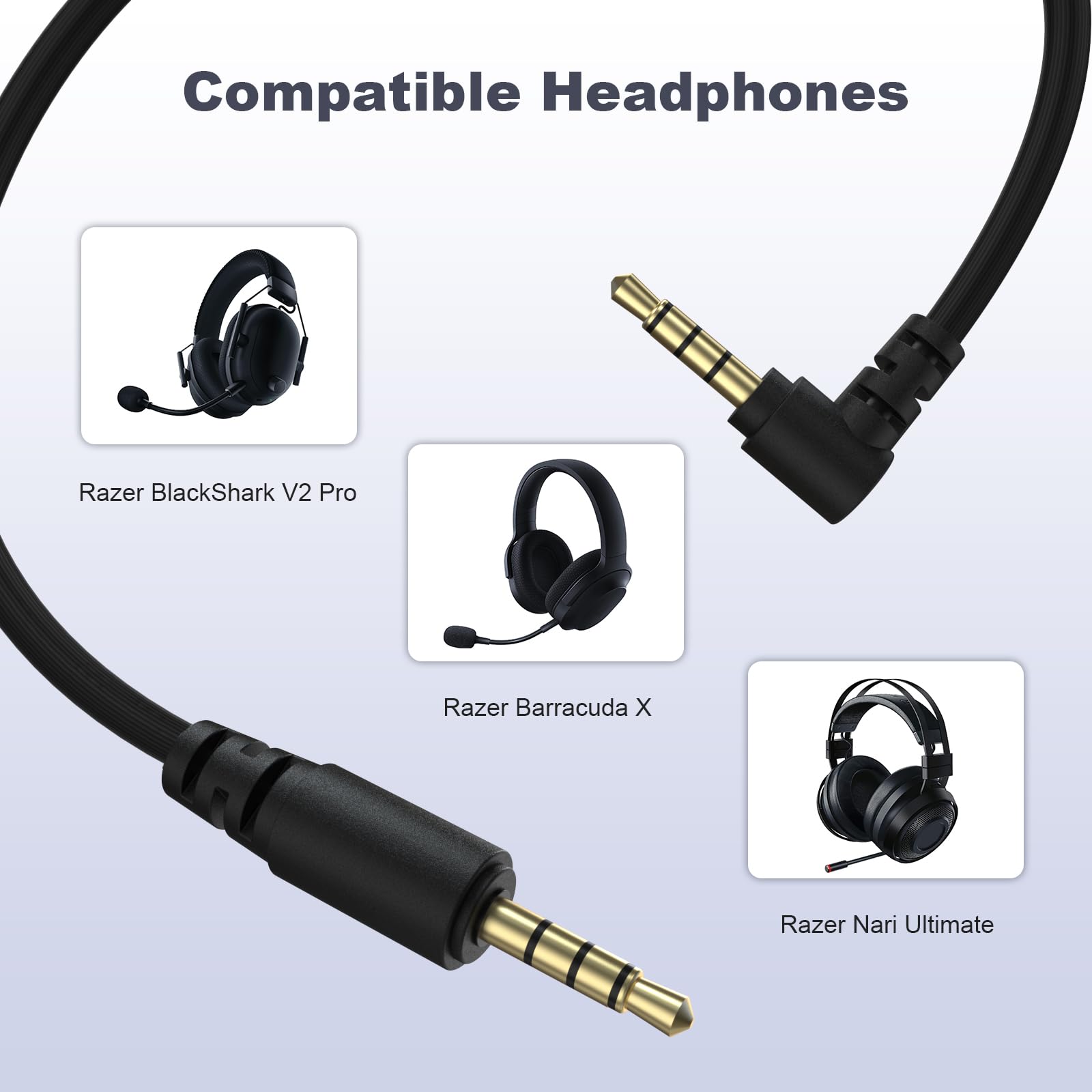 Amazon.com: Puiixur Replacement Audio Cable 3.5mm to 3.5mm Aux