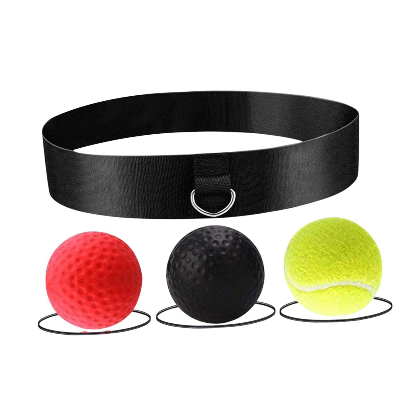 CALANDIS™ Boxing Reflex Ball Headband Set Workout Boxing Gear Exercise MMA React Balls | Punching Bags | Training Equipment & Supplies | Boxing, Martial Arts & MMA-image-26