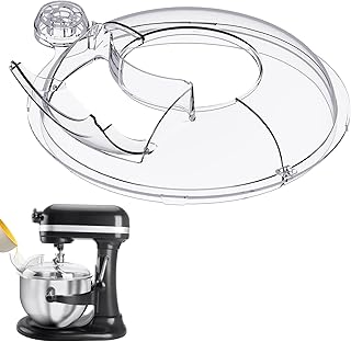 Pouring Shield for Kitchen aid 6.7 QT Mixer Stainless Steel Bowl, Safety Pouring Shield for kitchen aid accessories and attachments, for kitchenaid mixer attachments for stand mixer