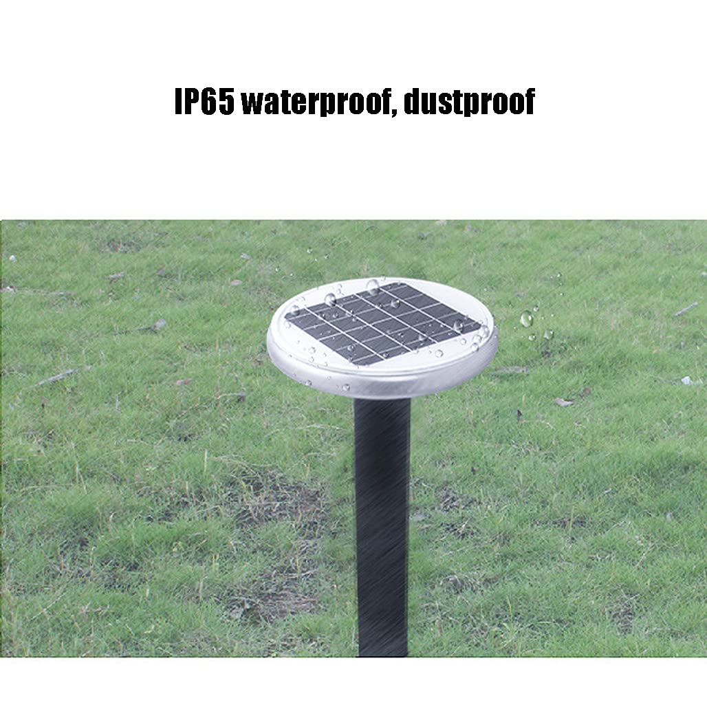 Solarna lampa solarna LED 7 W z czujnikiem zmierzchu, oświetlenie ścieżki, 3 temperatury barwowe, aluminiowa lampa solarna IP65, odporna na warunki atmosferyczne, na taras, trawnik, na zewnątrz, 560 lm, 78 cm