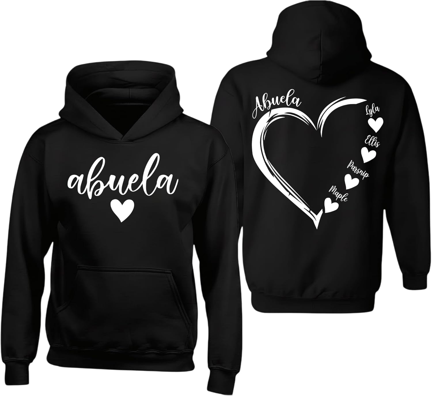GODMERCH Custom Mom Sweatshirts, Personalized Shirts with Kids Names, Gifts for Mama Christmas Mothers Day
