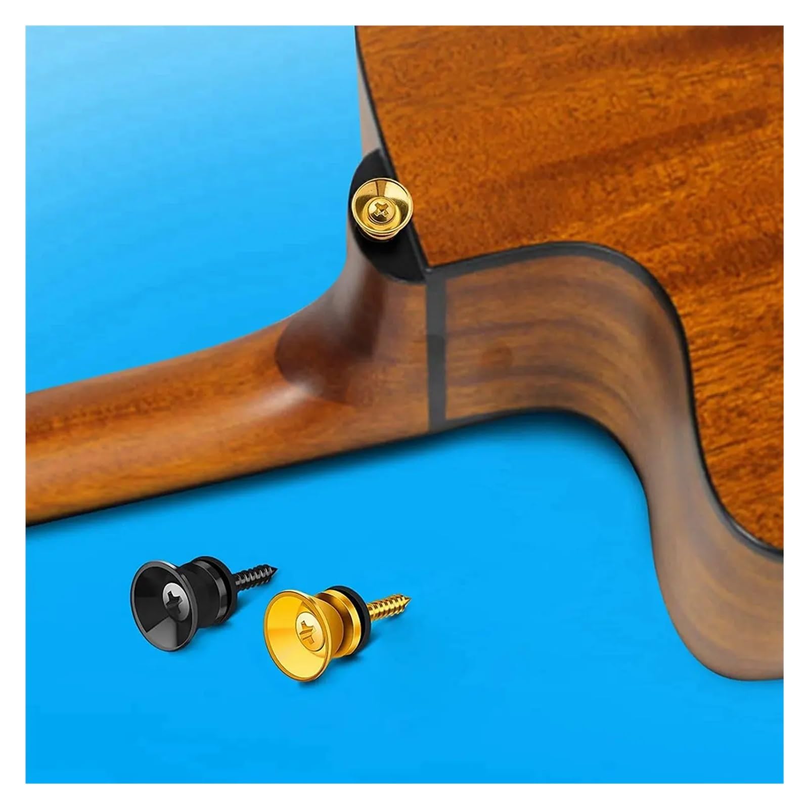 Spille For Bottoni For Tracolla In Metallo Da 120 Pezzi | I perni metallici piatti tengono strette le cinghie dello strumento