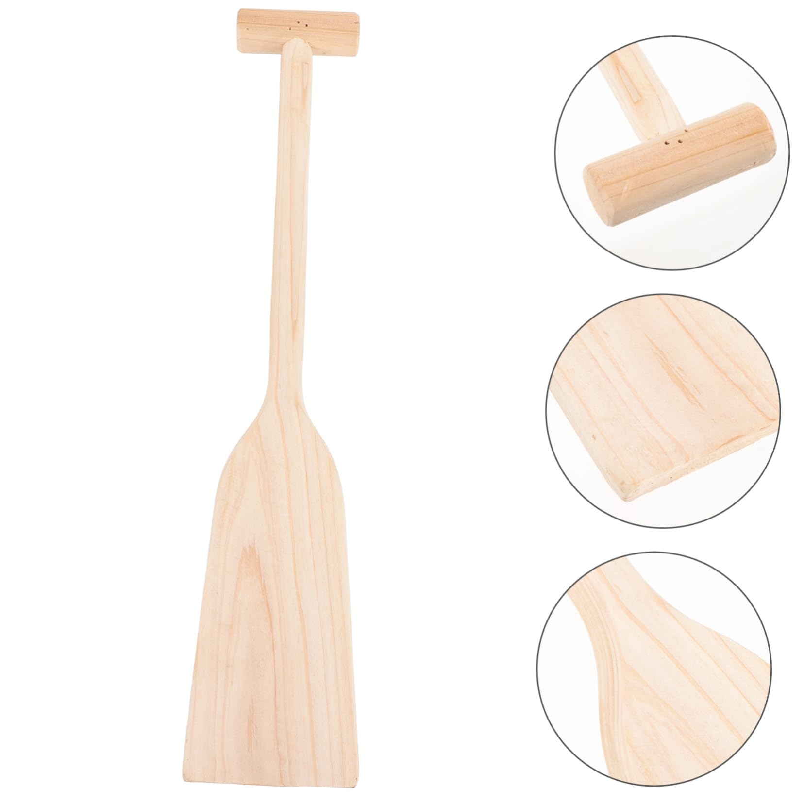 Leichtes Holzpaddel Praktisches Paddles für Boot mit Ergonomischem Design und Verstärkten Verbindungen zum Paddeln Fluss und Wasser