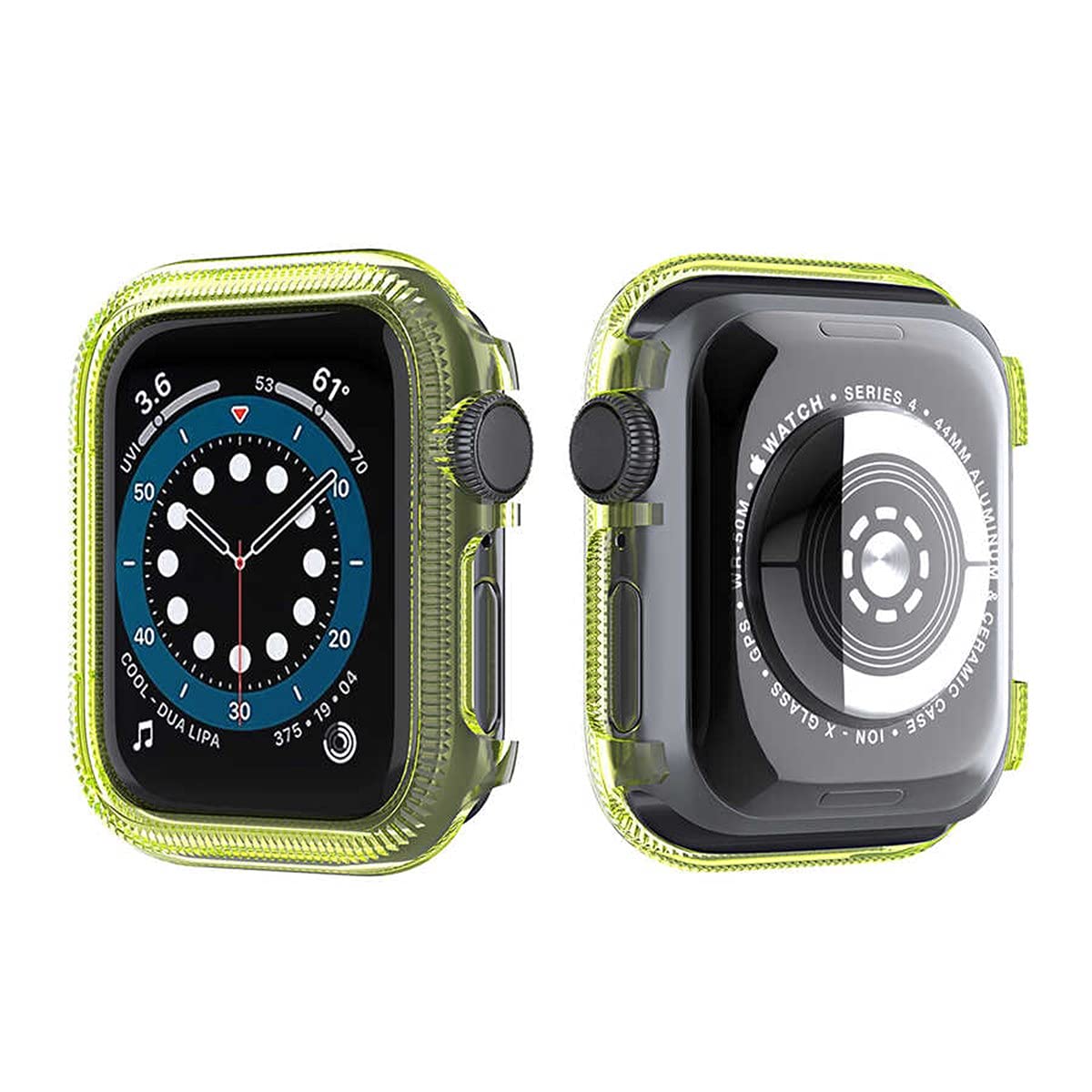 Zore Apple ile uyumlu Watch 40mm Watch Gard 03 Kasa Koruyucu Sarı