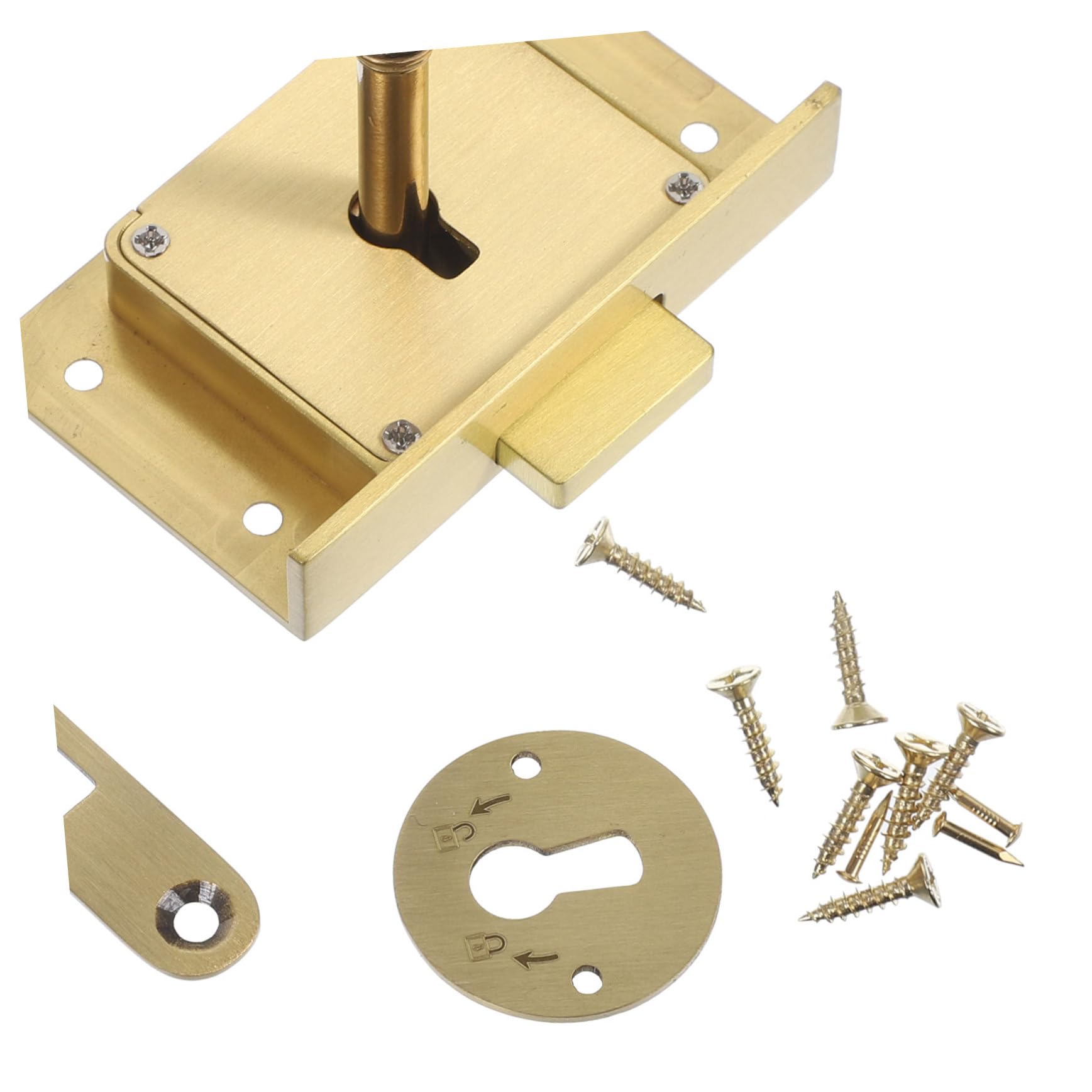 Cacha Serrure En Laiton Pour Meuble Ancien