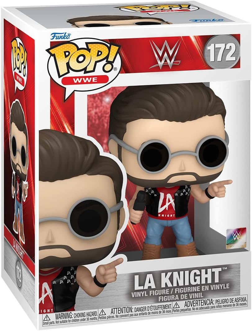 POP! WWE: LA Knight - Collectible Vinyl Figure - Gift Idea - Official Merchandise - Toys for Children and Adults - Sports Fans - Collectible and Exhibition Figure