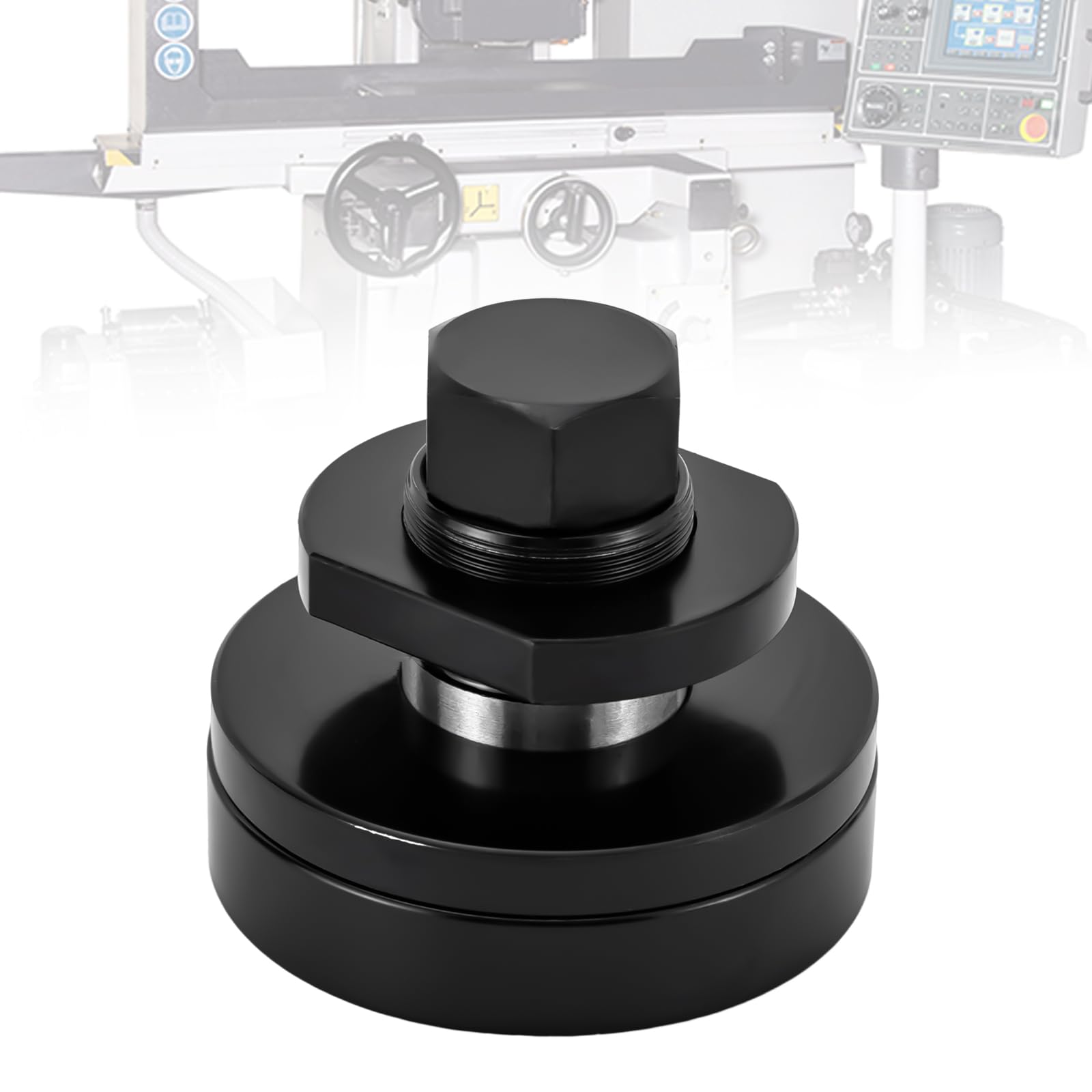 CNCEST F350 Grinding Wheel Adapter Flange,Grinder Arbor Washer Wire Wheel Accessory,Black