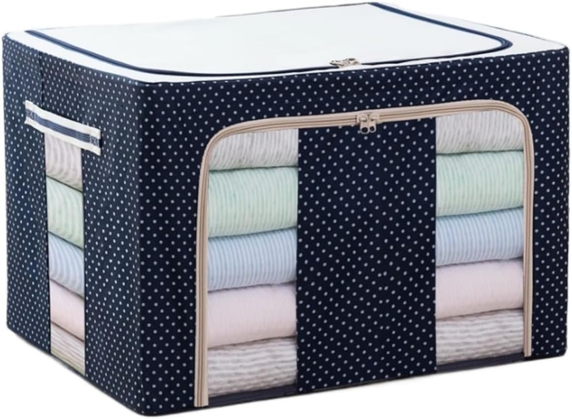 Storage Bins Foldable Clothes Storage Box Blankets Organizer Storage Bags Comforters Storage Container Storage Container(B,50 * 40 * 36cm)