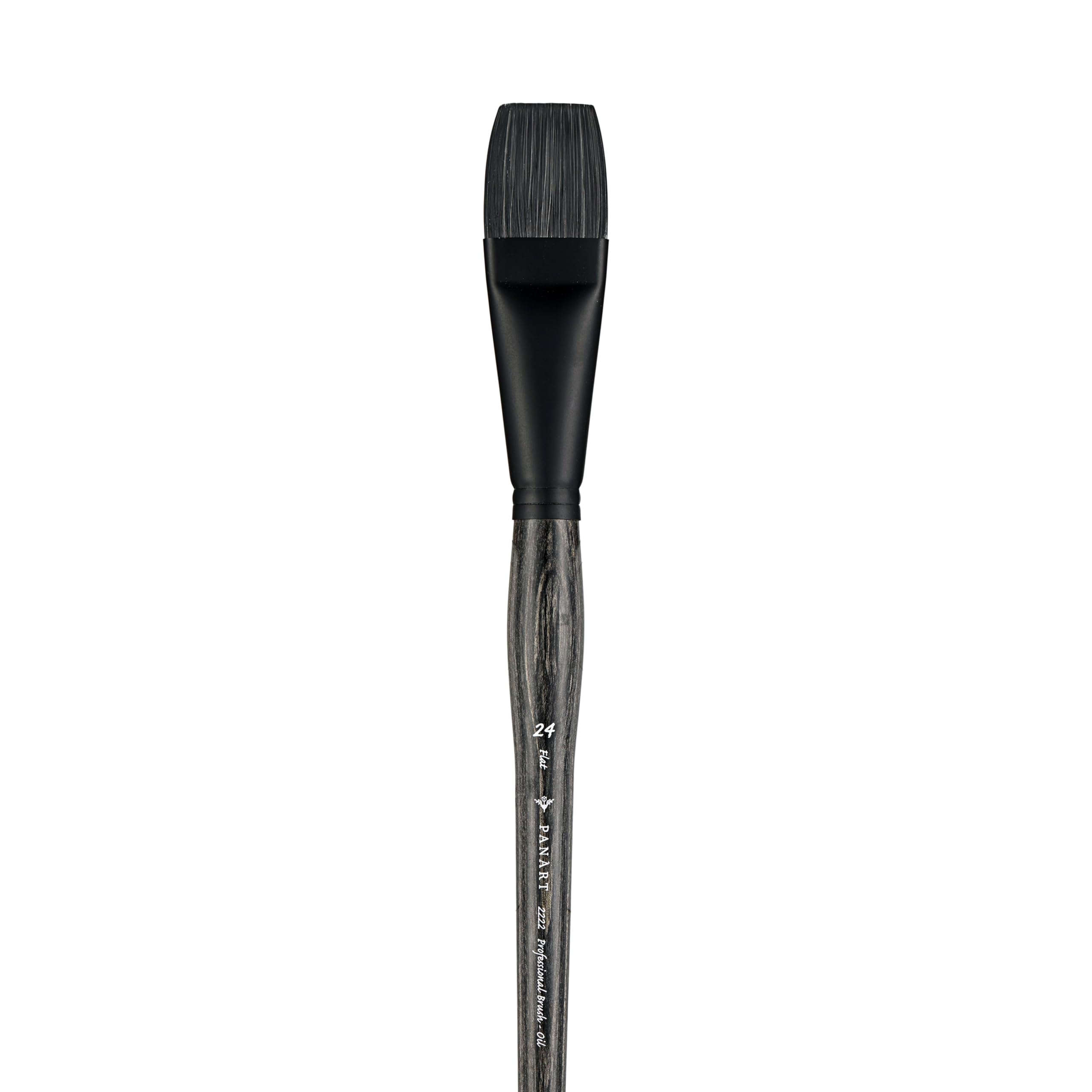 Pan Art Synthetic Fibre Flat No. 24, Detail & Wash Brush for Oil Paints - Image 2
