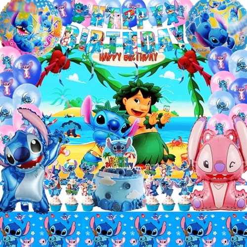 Kit 100 Pièces Décoration Anniversaire Enfant - Ballons, Vaisselle, Nappe, Cupcake Toppers - Tout Inclus ! - 4