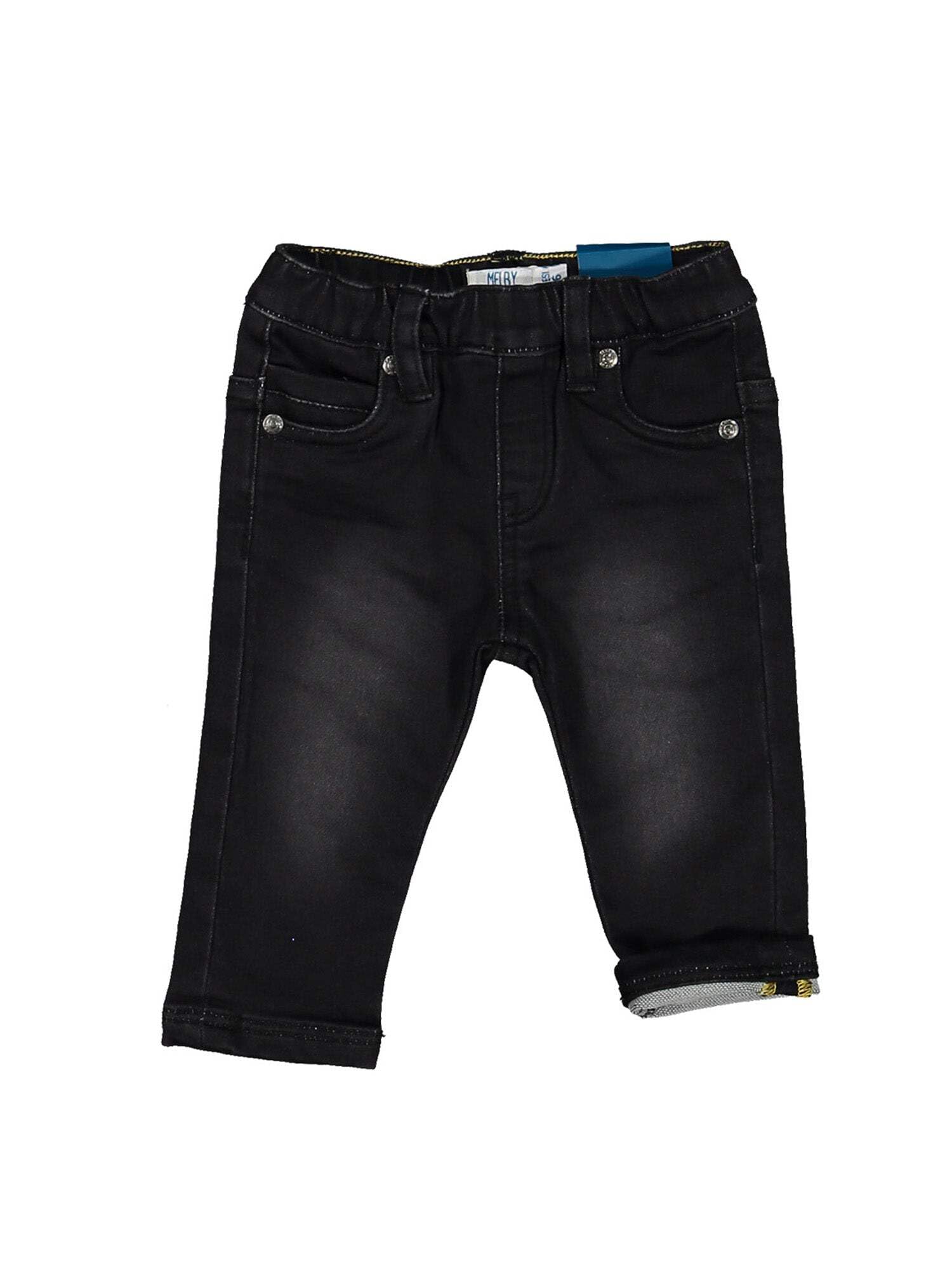 Pantalon stretch MELBY noir pour habiller facilement bébé 6 mois - 2