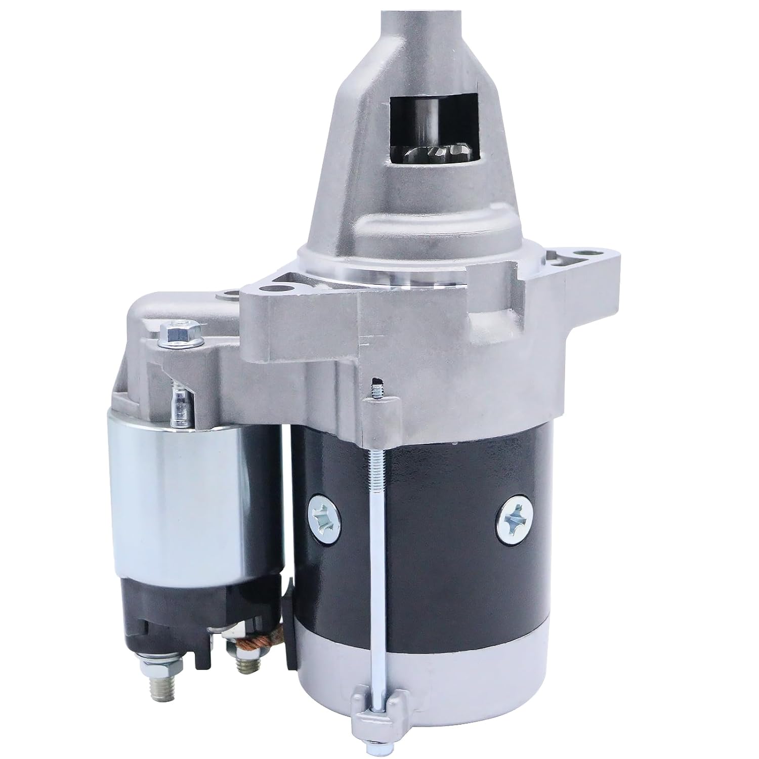 Starter Motor Replacement for Briggs and Stratton Vanguard V-Twin 32HP 35HP Air Cooled 2007-2009, 19612N 807383 809054 845760 845640 19612 410-52156 428000-0230 84006533 SND0529