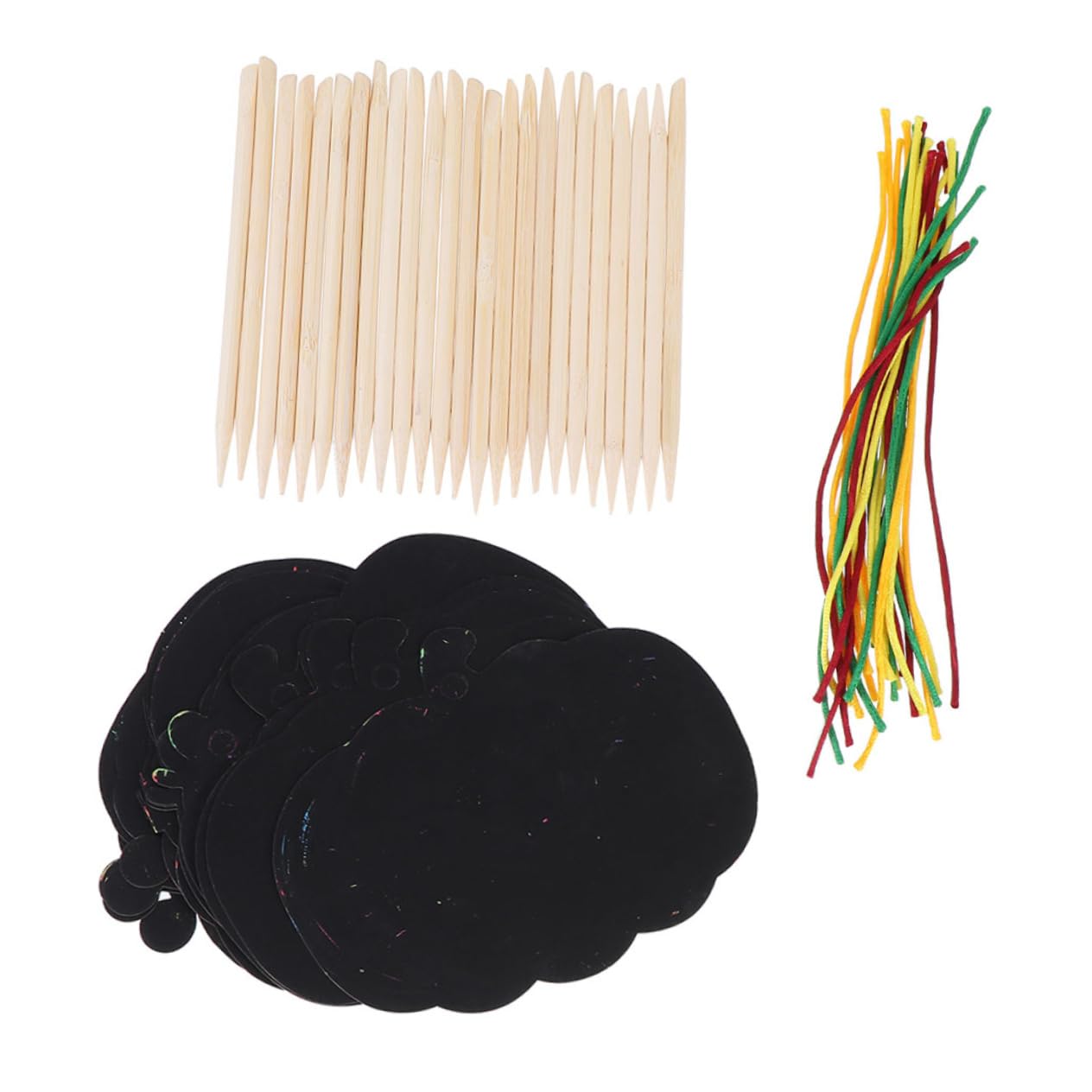 SUPVOX Scratch Off Cards Set Halloween Craft Supplies 48pcs Bulk for Boys and Girls Party