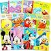 Sesame Street + Mickey Mouse Baby Toddler Beginnings Board Books & Story Books (12 Book Set)