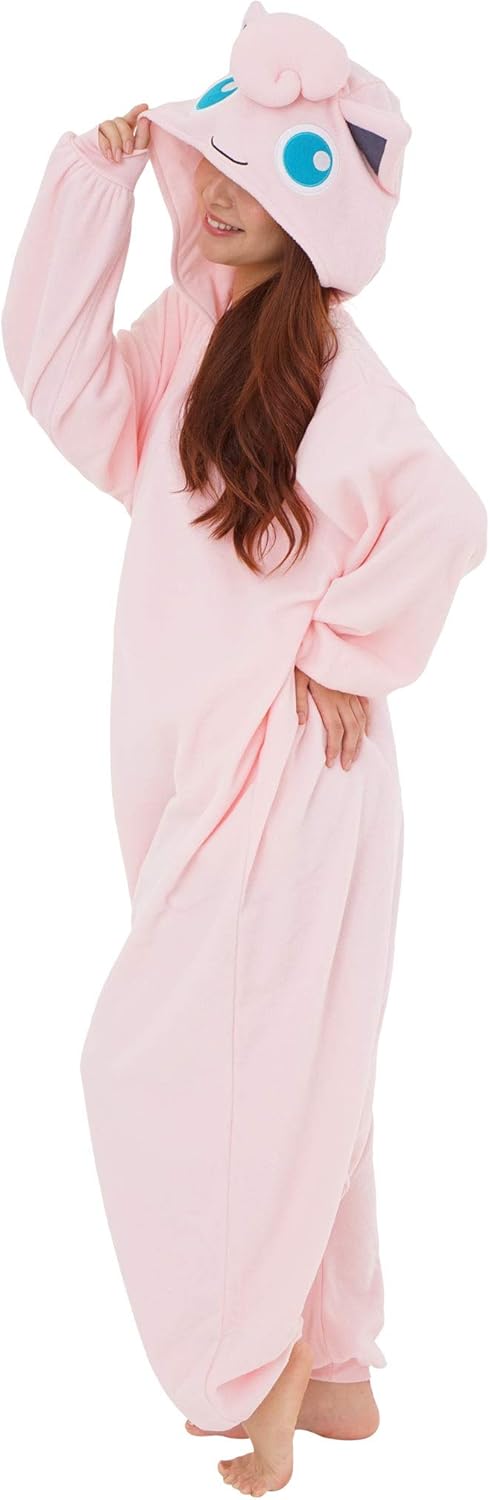SAZAC Jigglypuff Pokemon Kigurumi - Onesie Jumpsuit Halloween Costume