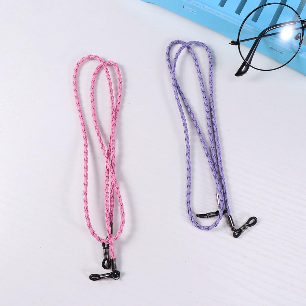 6pcs Leather Eyeglasses Strap Holder for Running and Hiking Outdoors image 5
