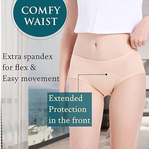 Miniatura 2 de Bragas protectoras a prueba de fugas para mujeres y niñas período menstrual flujo pesado sangrado posparto incontinencia urinaria 3-5