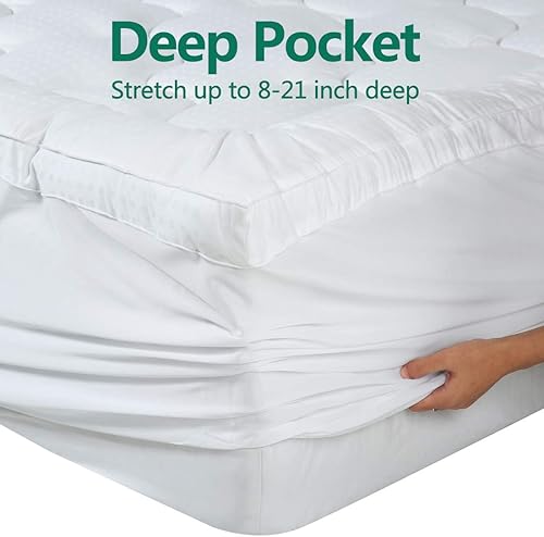 Miniatura 4 de COHOME Cubierta refrescante para colchón Cubierta mullida para colchón