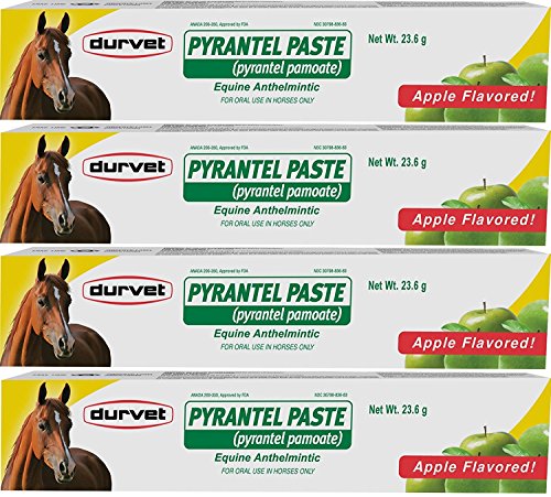 Durvet Pyrantel Paste Wormer, 23.6gm (4 Pack)