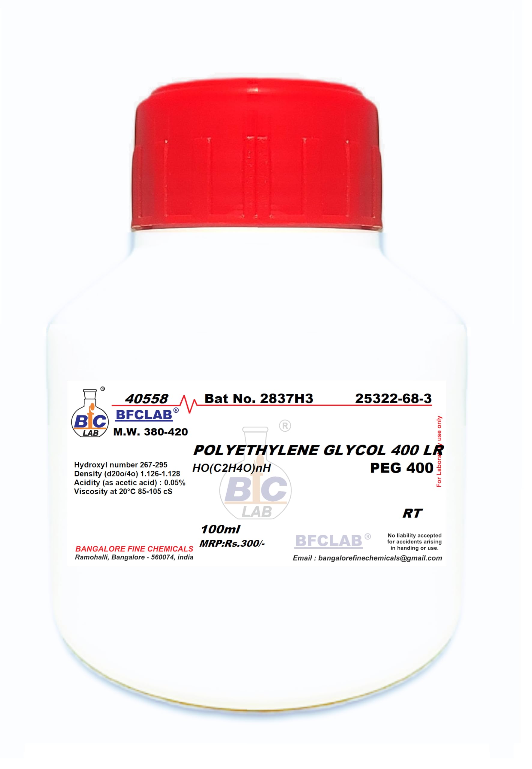 BFCLAB Polyethylene Glycol, 400-100ml-image-29