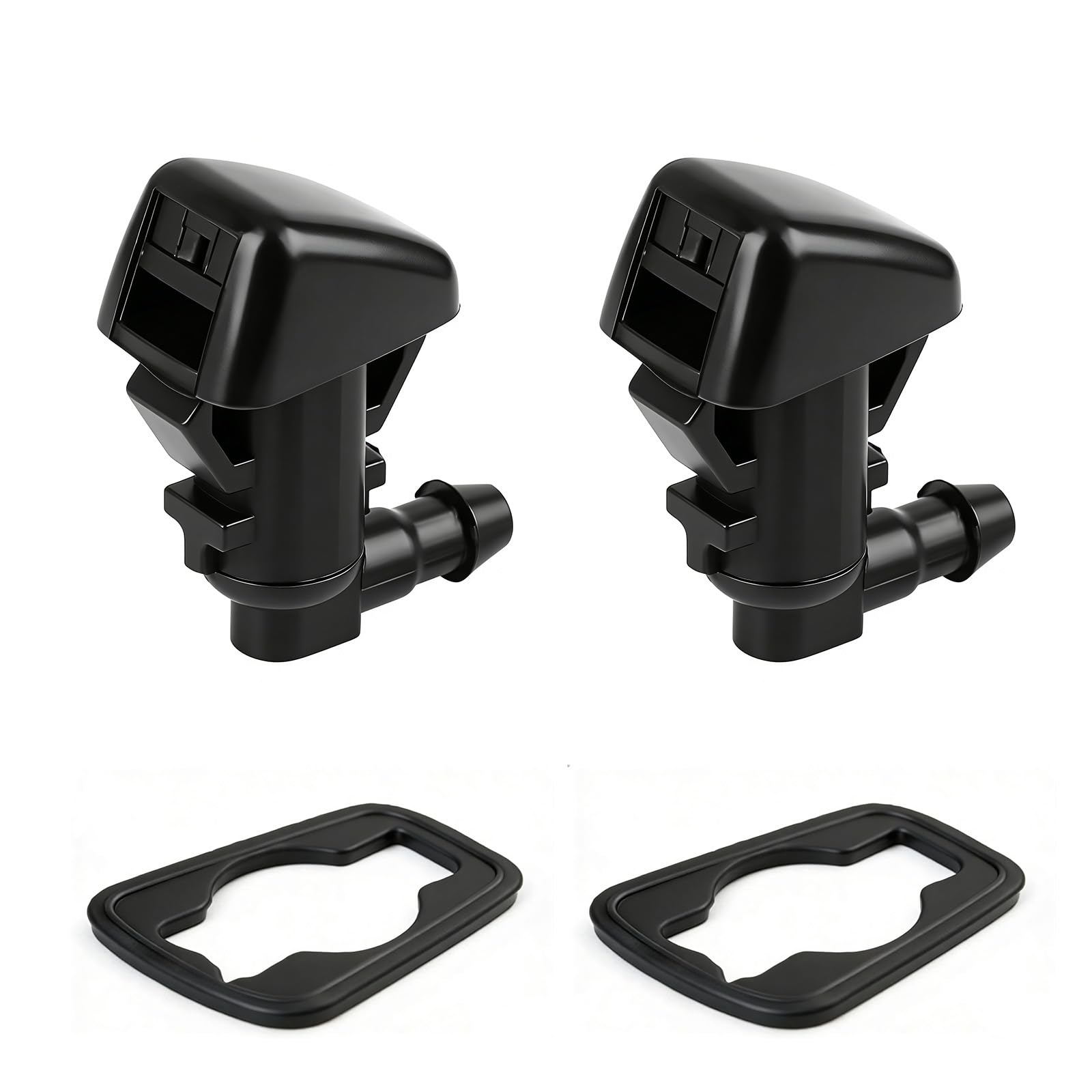 OTUAYAUTO Front Windshield Washer Nozzles Replacement for 2008-2012 Ford Liberty, 2006-2010 Ford Commander, 2007-2011 Dodge Nitro Spray Jet Kit, Replaces OEM 55157319AA, 4806312AA (pack of 2)