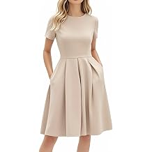 oxiuly Summer Dresses for Women 2024 Party Church Bridesmaid Graduation Dress with Pockets S253