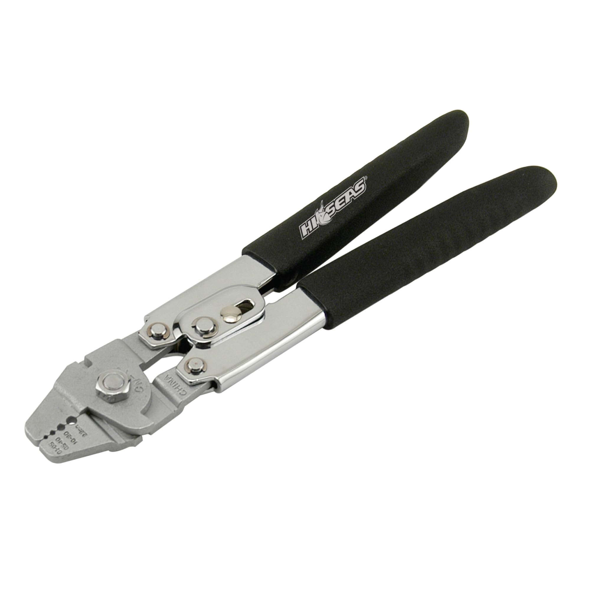 Hi-Seas Pro Hand Swager Crimp Sleeves (Silver/Black)