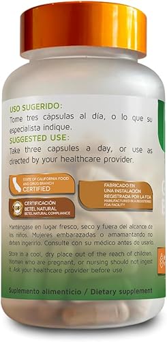 Miniatura 3 de Betel Natural Ginkgo Biloba (Ginko Biloba) 90 cápsulas