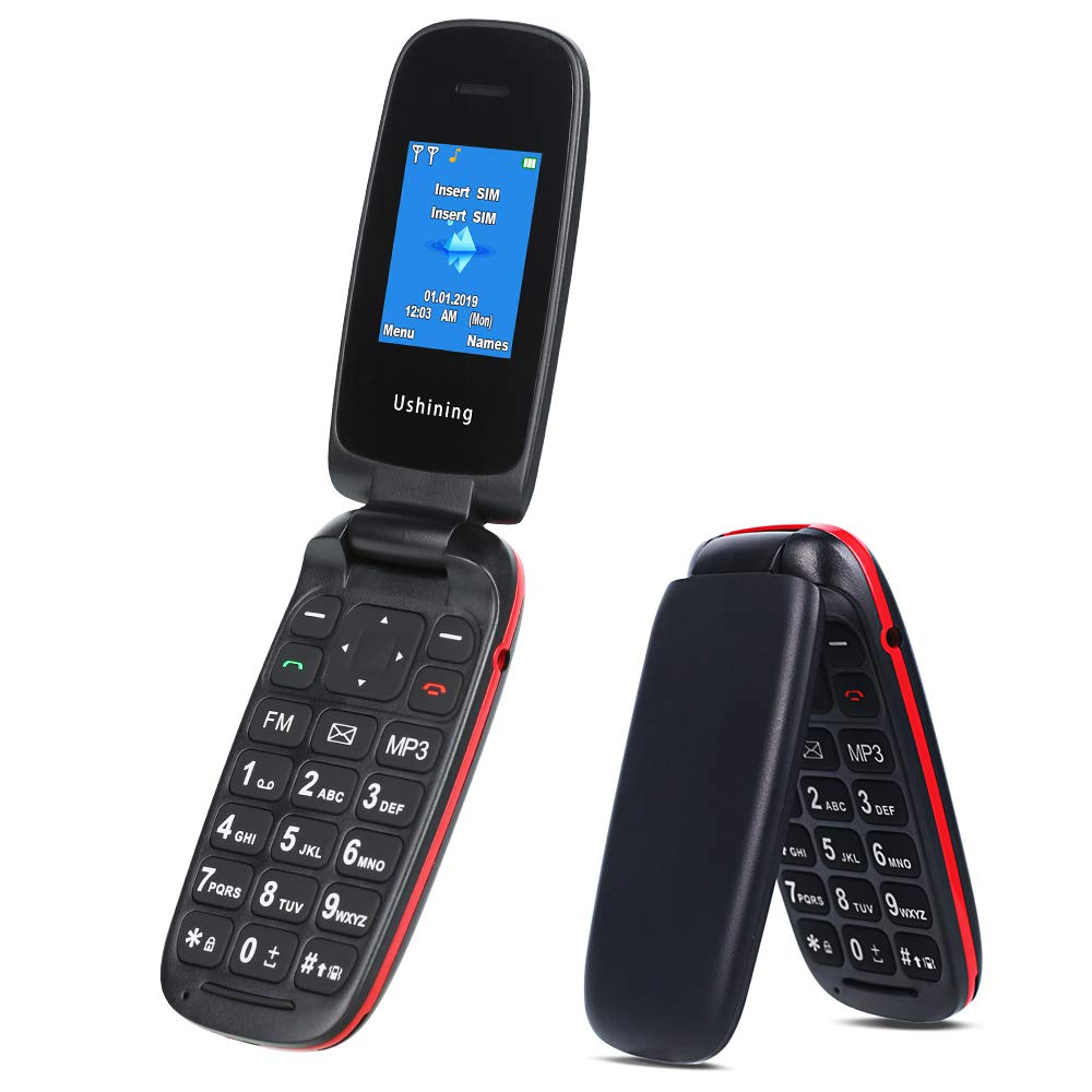 GSM Flip Mobile Phones for Elderly,Sim Free Mobile Phones Unlocked,Pay