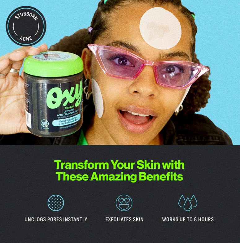 Amazon.com: OXY Daily Defense Cleansing Pads 90 Each (Pack of 4