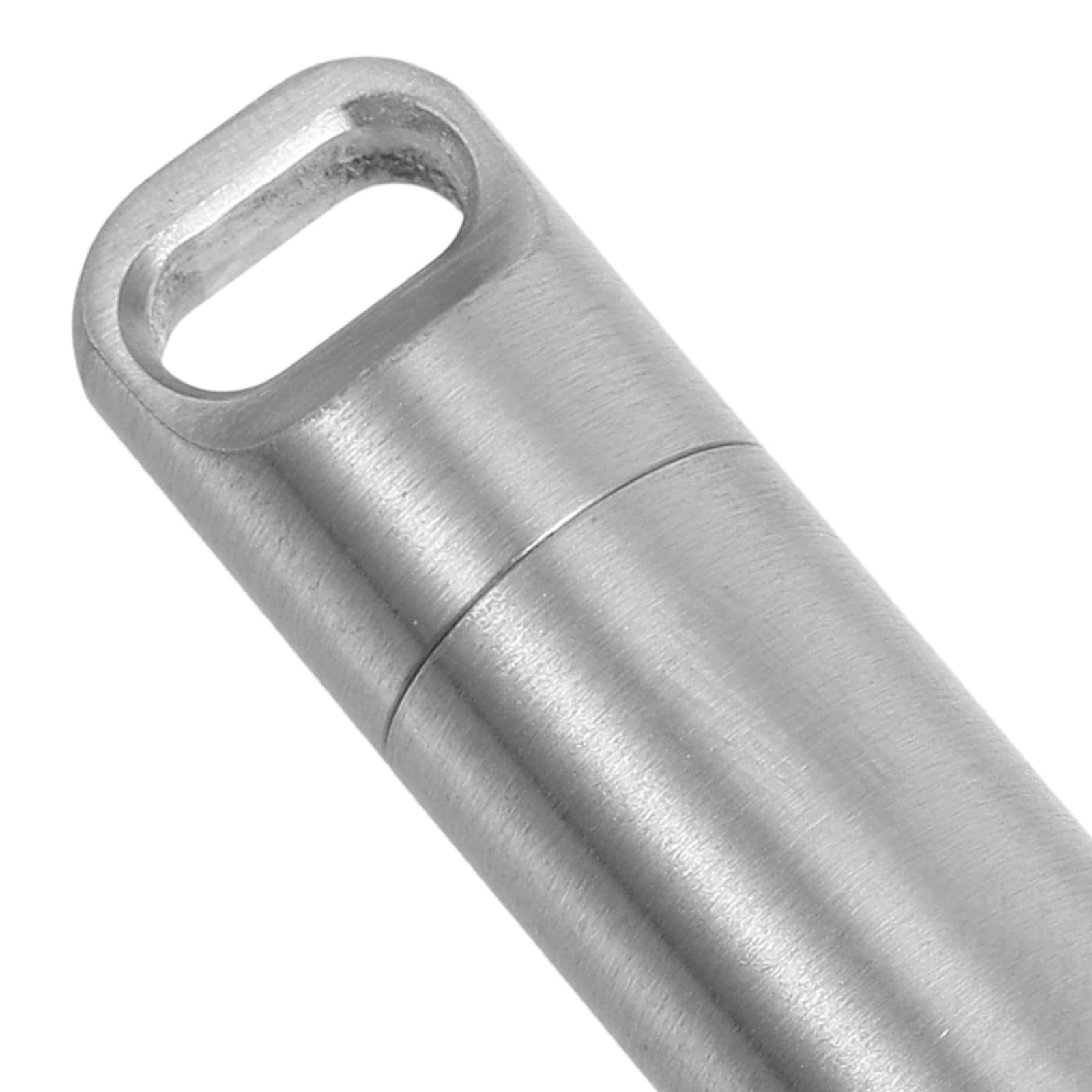 Healvian Pastillero Pequeño de Acero Inoxidable Portátil, Frasco de Pastillas de Viaje Tapa Hermética, Resistente al Agua, Duradero y Ligero para Uso Diario y Bolsillo