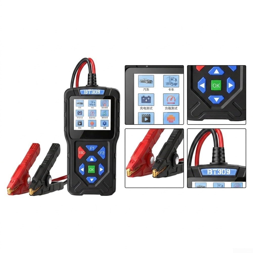 BT309 Tester batteria auto con resistenza interna e misurazione CCA,