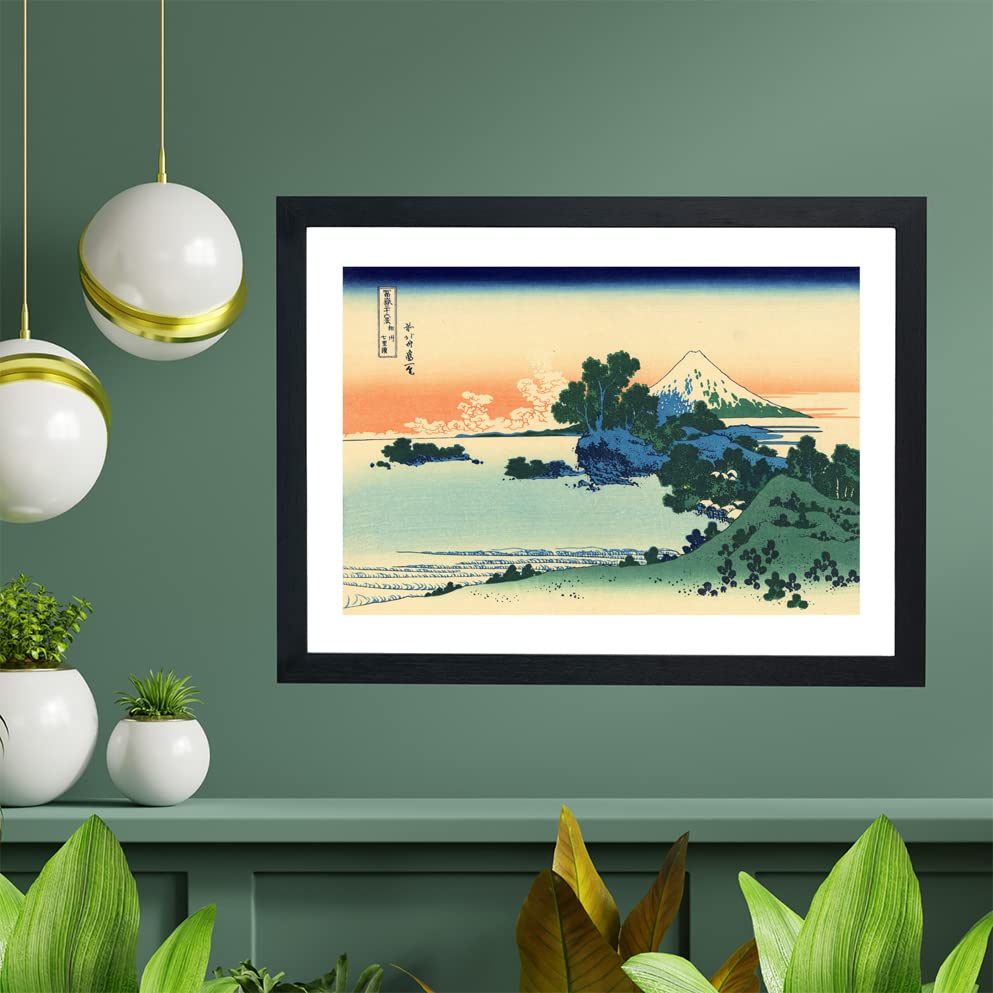 Impression murale Shichiri Beach Hokusai cadre giclée luxe - 3