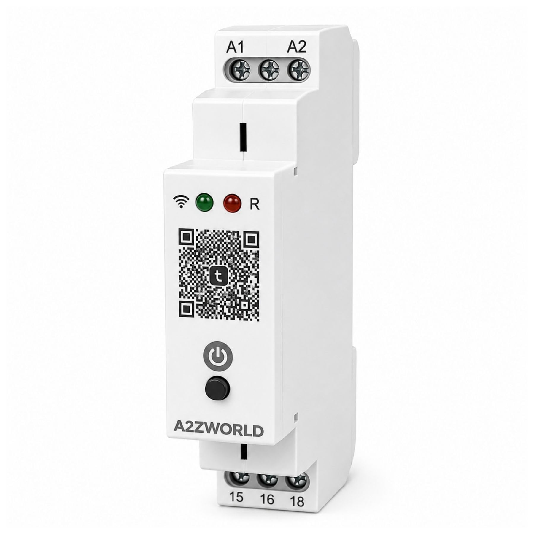 2 Pezzi Relè Temporizzato WIFI Modulare, 220V 16A, Timer Temporizzatore Smart Tuya, 1 Modulo Barra DIN, 1 contatto SPDT, Comando App e Manuale, Schedule Alba Tramonto Ciclico