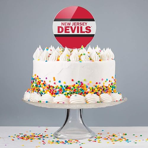 Miniatura 4 de Decoración acrílica de la NHL New Jersey Devils Logo para decoración de fiesta para boda, aniversario, cumpleaños, graduación