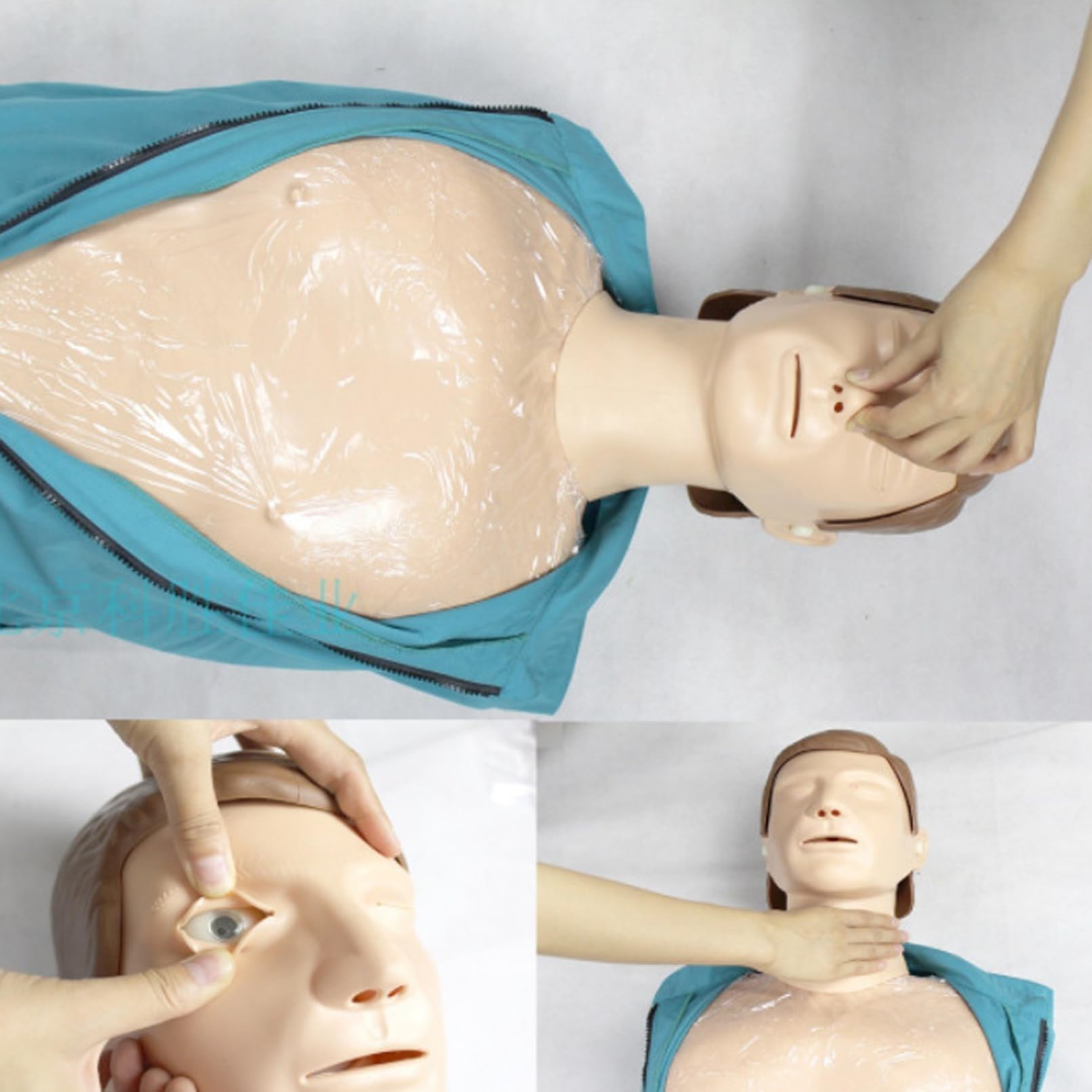 Kit de entrenamiento de RCP, maniquí de cuerpo completo para médicos, enfermería, primeros auxilios, práctica de rescate, maniquí profesional para entrenamiento sanitario y respuesta a emergencias