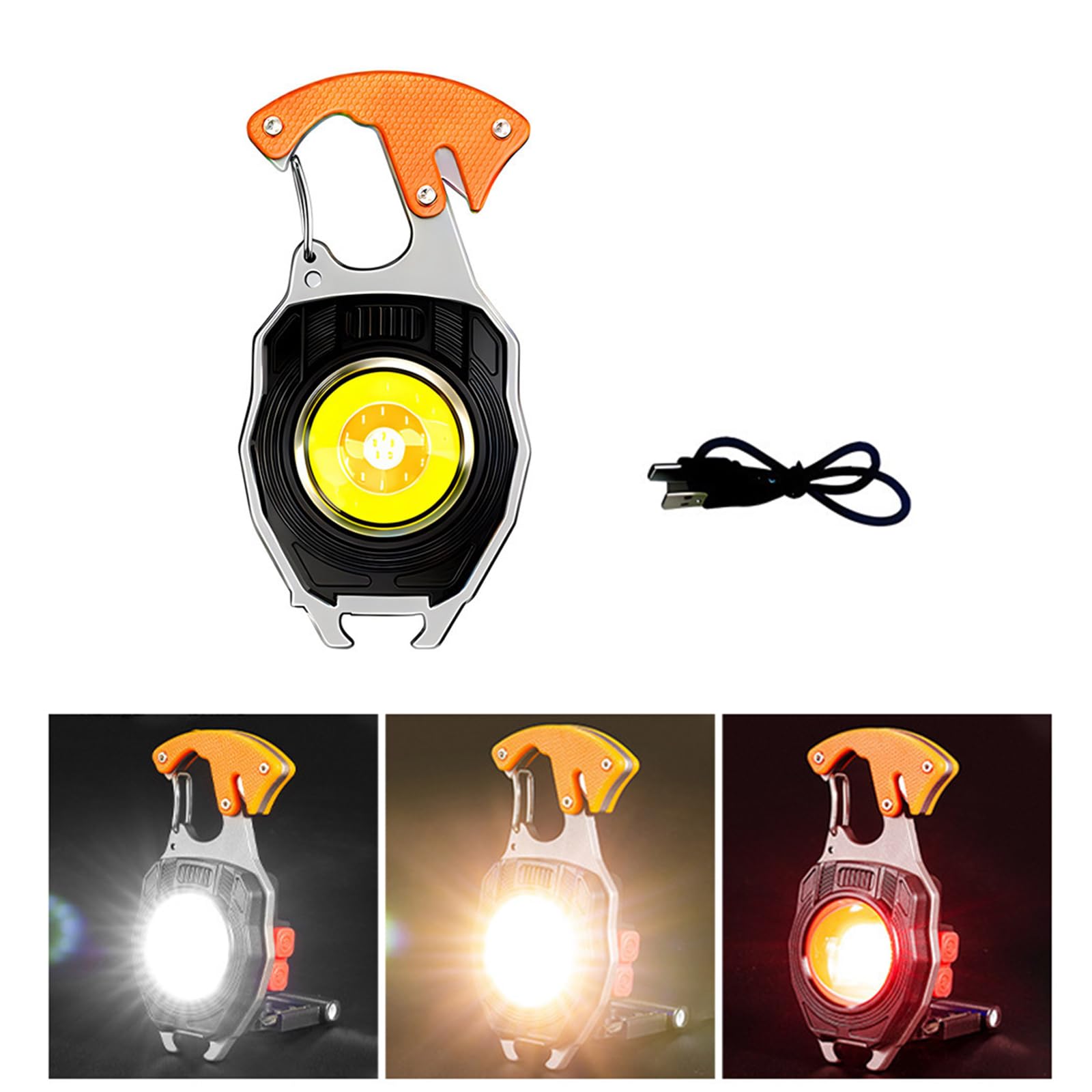XUZHID Keychains Lights?Portables USB Keychains Light Rechargeable Small Light Compacts Pocket Light for Outdoor Activity