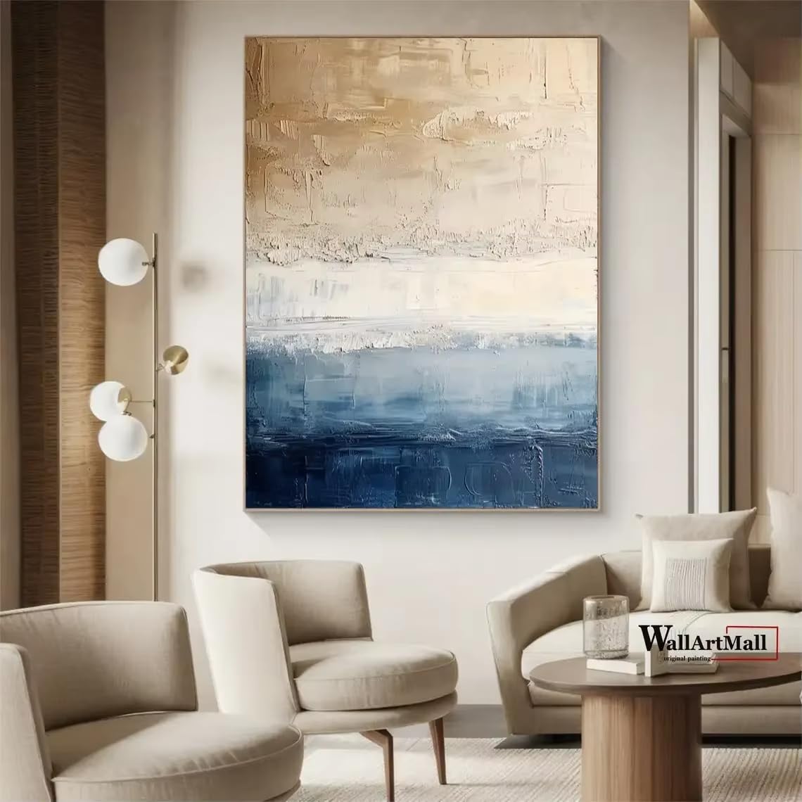 DFZEWKI Canvas Black Beige Abstract Painting Minimalist Wall Art Canvas Painting Living Room Decor(50x70cm(20x28in)/No frame)