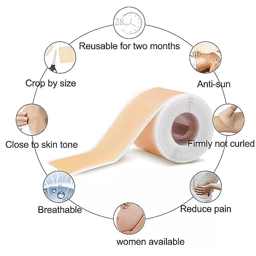 Miniatura 3 de Cinta de silicona para cicatrices, hojas de cicatriz de silicona, cinta de cicatriz para cicatrices quirúrgicas, tiras de silicona para cirugía,