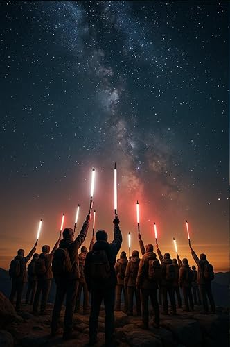 Miniatura 7 de Bastón de senderismo LED, aluminio de aviación, 39.4 in, recargable tipo C, IP55 impermeable, luz blanca con modo SOS, mango ergonómico de EVA, para