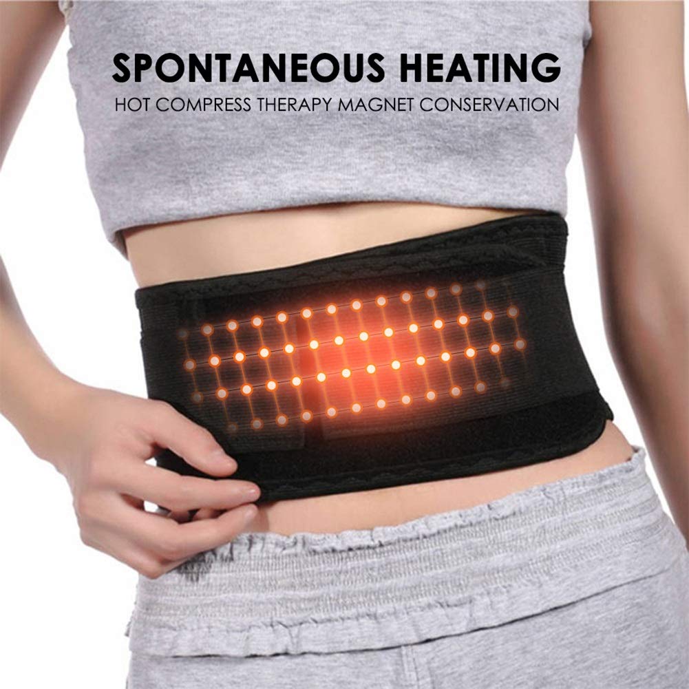 fascia di sostegno lombare, Tutore lombare Tormalina Cintura in vita Autoriscaldante Fascia for terapia magnetica di supporto for la schiena for massaggio Fasciatura Assistenza sanitaria uomo donna