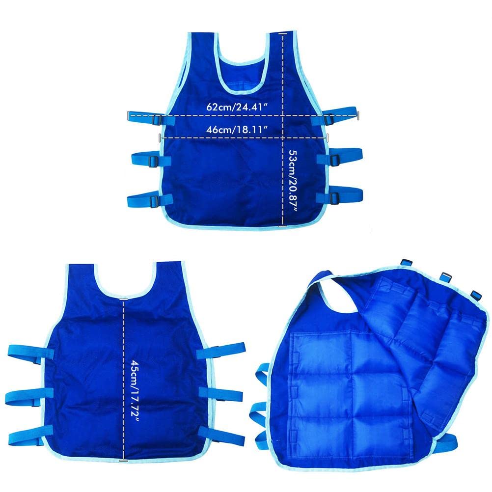 Chaleco de enfriamiento de hielo con compresas frías, camisa fresca chaleco de enfriamiento de verano para hombres mujeres para clima cálido clima cálido